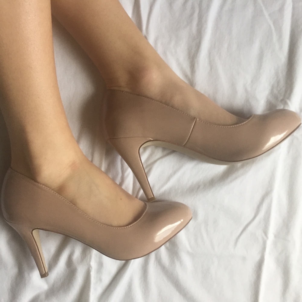 Madden Girl Nude Heels | Size 8